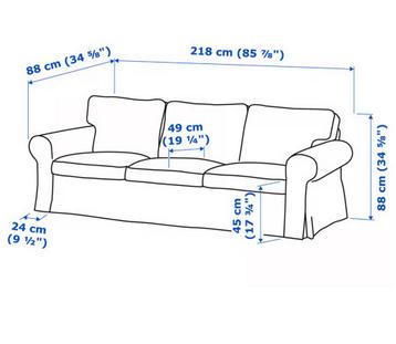 IKEA Ektrop 3 Zits bank - afbeelding 5