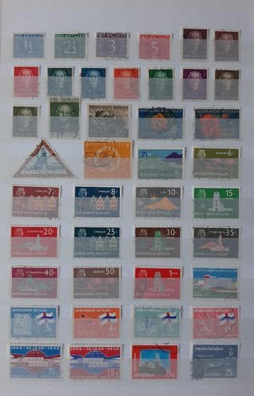 Verzameling Postzegels Nederlandse Antillen Nr. 5 Gestempeld beschikbaar voor biedingen