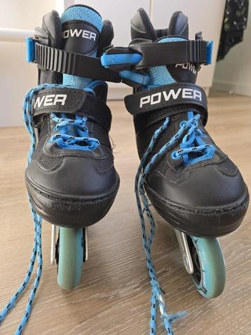 Inline skates power maat 34-37 blauw beschikbaar voor biedingen