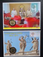 Numisbrief Vaticaan munt 2010 (€0,62) & munt 2012 (€0,65), Ophalen of Verzenden, Vaticaanstad, 50 cent