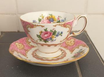 Royal Albert bone china kop en schotel Lady Carlysle beschikbaar voor biedingen