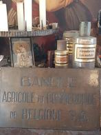 Antieke koperen plaat, Ophalen of Verzenden