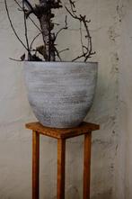 japandi plantenpotten binnenpot buitenpot design, Ophalen of Verzenden, Rond, Aardewerk, Minder dan 25 cm