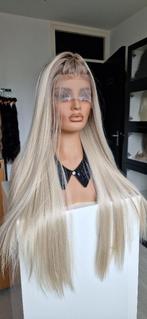 Basic Lace Pruik: Uitgroei naar Asblond, stijl 75 cm, Ophalen, Nieuw, Pruik of Haarverlenging
