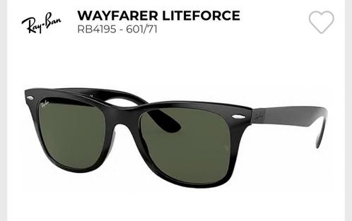 ZGAN! Ray-Ban wayfarer liteforce RB4195 601/71 €72,99, Sieraden, Tassen en Uiterlijk, Zonnebrillen en Brillen | Heren, Zo goed als nieuw
