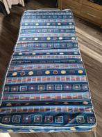 Opklapbed - Logeerbed - Eenpersoons, Ophalen, Eenpersoons, Blauw, Modern met latten bodem