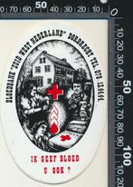 Sticker: Bloedbank Zuid West Nederland - Dordrecht, Verzamelen, Ophalen of Verzenden
