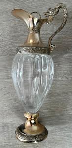 Karaf verzilverd, Antiek en Kunst, Antiek | Glas en Kristal, Ophalen
