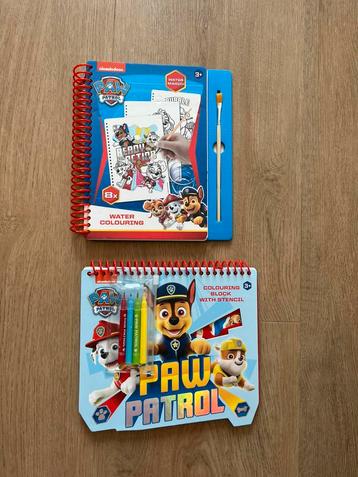 Paw patrol 2x knutselboekje voor op reis beschikbaar voor biedingen