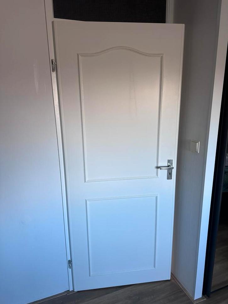 3 binnendeuren te koop, Doe-het-zelf en Verbouw, Deuren en Horren, Gebruikt, Binnendeur, 200 tot 215 cm, 80 tot 100 cm, Hout, Ophalen