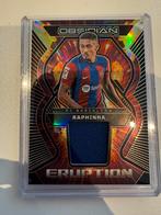 Raphinha /99 patch Barcelona Obsidian panini new, Ophalen of Verzenden, Nieuw, Plaatje