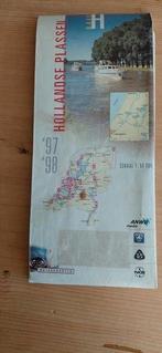 Waterkaart Hollandse Plassen - Kaart H - 97/98 ANWB, Ophalen of Verzenden, Zo goed als nieuw