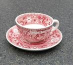 Vintage Theekop en Schotel - Staffordshire, Ophalen