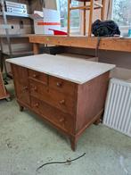 Antieke ladekast met marmeren blad, Ophalen