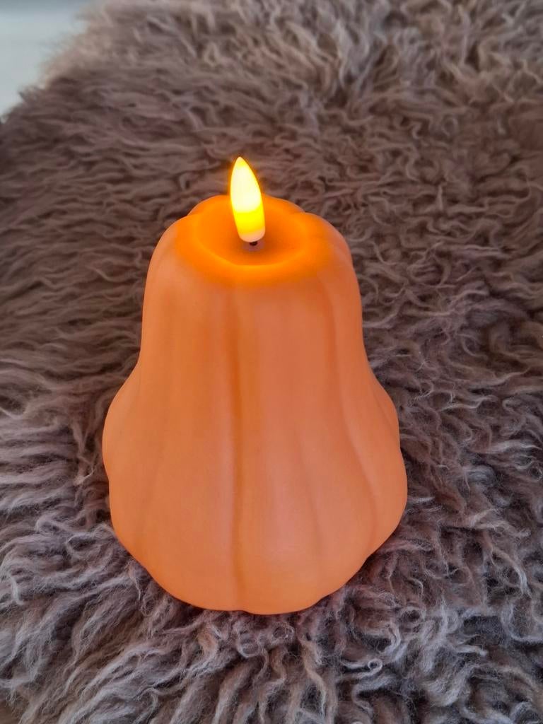 Pompoen Kaars met Timer - Decoratieve Herfstverlichting, Ophalen, Kunststof, Nieuw, Kaars