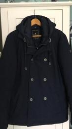 Dreimaster - klassiek heren winterjas - mt S - blauw - Zgan, Blauw, Ophalen of Verzenden, Zo goed als nieuw, Dreimaster