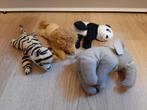 IKEA knuffeltjes djungelskog olifant tijger leeuw panda, Ophalen of Verzenden, Olifant