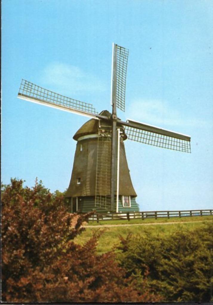 (NH117) Ansichtkaart Edam molen Zuidpolder 1979, Verzamelen, Ansichtkaarten | Nederland, Ongelopen, Noord-Holland, 1960 tot 1980