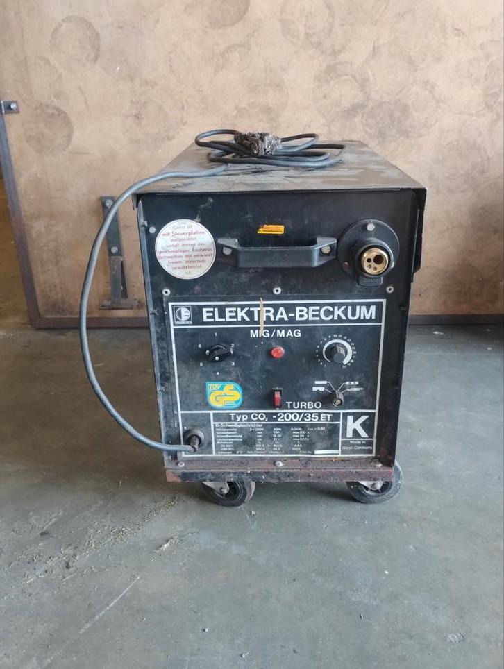 Elektra-Beckum CO2 Lasapparaat - Turbo 200/35 ET, Doe-het-zelf en Verbouw, Gereedschap | Lasapparaten, Gebruikt, Co2, 150 tot 250 ampère