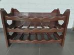 Vintage stapelbare wijnrekken bruin., Huis en Inrichting, Ophalen, Gebruikt, Kunststof, 15 tot 25 flessen