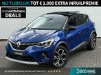 Renault Captur 1.0 TCe 90 techno (Hoge instap) Panoramadak |, Auto's, Stof, Gebruikt, Met garantie (alle), Blauw
