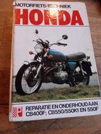 Honda CB400F. CB500/550K1 en 550F, Motoren, Handleidingen en Instructieboekjes, Honda