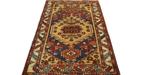 Vintage Hamadan Perzisch tapijten 155x109/Kleden/Kelim/Kilim, 100 tot 150 cm, Blauw, Www.simatapijten.nl, Ophalen of Verzenden