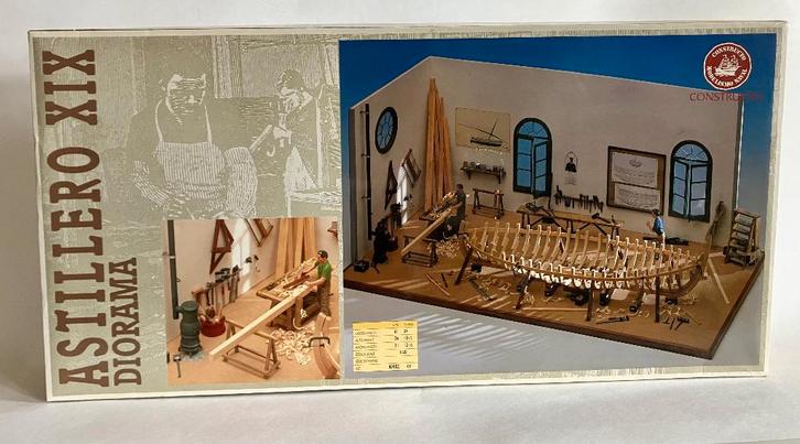 Astillero XIX 19e-eeuws scheepswerf 1:20 Constructo, uniek!, Hobby en Vrije tijd, Modelbouw | Boten en Schepen, Nieuw, Groter dan 1:32