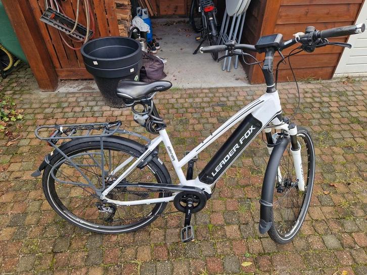 Te koop! Leader Fox electrische damesfiets 630wh accu bafang, Fietsen en Brommers, Fietsen | Dames | Damesfietsen, Zo goed als nieuw