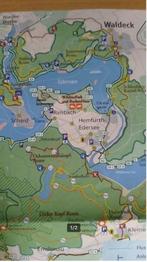 overzichtskaartje gebied Edersee, Gelezen, Verzenden, 2000 tot heden, Landkaart