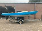 Yngling met originele wegtrailer, Watersport en Boten, Zeilen en Zeiltoebehoren, Ophalen, Gebruikt, 6 meter of meer