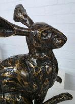 HAAS / bronzen tuinbeeld, Dierenbeeld, Nieuw, Info@huisentuindecoratiemarie.nl, Huis en tuin decoratie marie