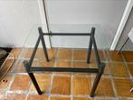 Glazen tafel salontafel glas, 100 tot 150 cm, Verzenden, Glas, Zo goed als nieuw