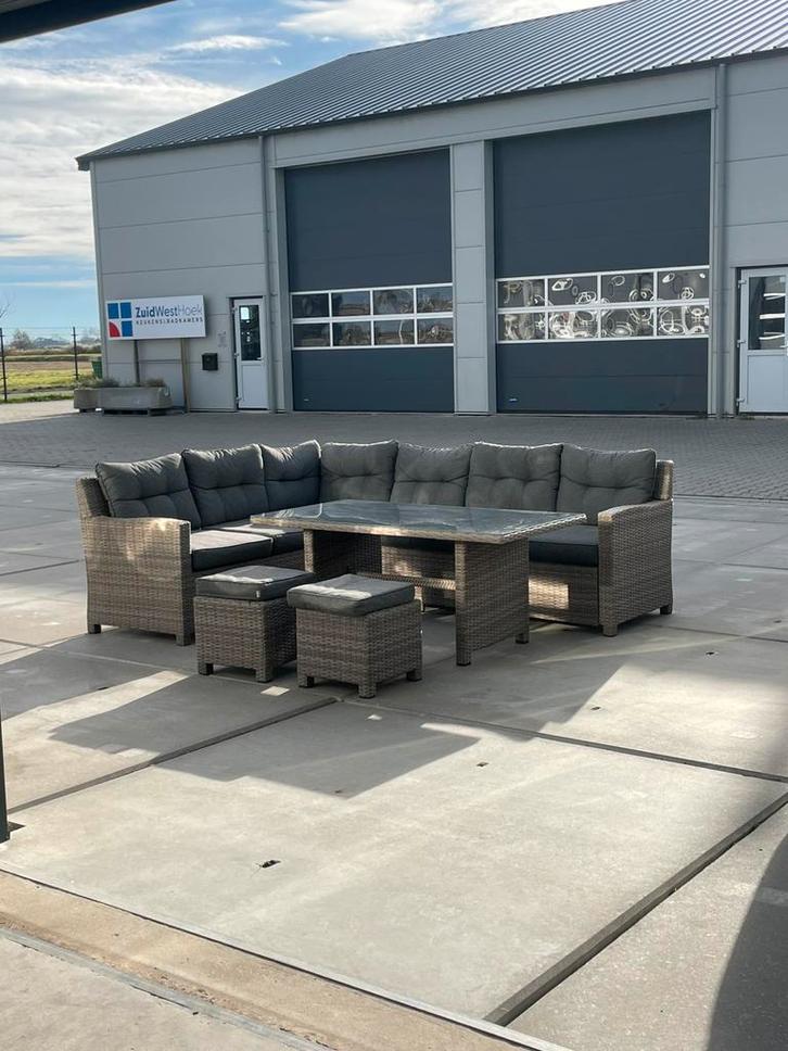 Garden Impressions dining set loungeset, Tuin en Terras, Tegels en Klinkers, Zo goed als nieuw, Overige typen, Keramiek, Ophalen