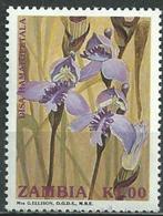 Zambia 1992 Orchidee bloem postfris, Postzegels en Munten, Postzegels | Afrika, Zambia, Verzenden, Postfris