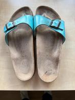 Blauwe Birkenstock, Kleding | Dames, Schoenen, Slippers, Blauw, Ophalen of Verzenden, Zo goed als nieuw