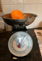 Weegschaal. Zwart. Keuken weegschaal. Keuken. Retro., Ophalen of Verzenden