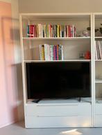 Boekenkast fjalkinge ikea wit staal, Ophalen, Gebruikt, 100 tot 150 cm, Scandinavisch, minimalistich