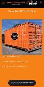 Opslag container huren, Opslag