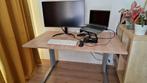 Bureau 140x80 in hoogte verstelbaar, Huis en Inrichting, Ophalen, In hoogte verstelbaar, Zo goed als nieuw