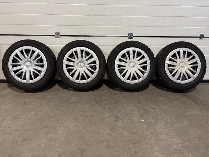 16" michelin winterbanden st. 4 x 108 peugeot, citroen, Auto-onderdelen, Banden en Velgen, Band(en), Winterbanden, 16 inch, 195 mm