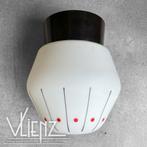 Vintage, midcentury, art deco plafondlamp lamp, plafonnière, Gebruikt, -, -, Ophalen of Verzenden