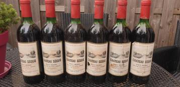 6 x Chateau Segur 1977 Cru Bourgeois Superieur - Haut-Medoc beschikbaar voor biedingen