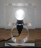 2  stuks Dutch design lamp. Boekensteunen lamp. Stallinga., Ophalen of Verzenden, Zo goed als nieuw, Minder dan 50 cm