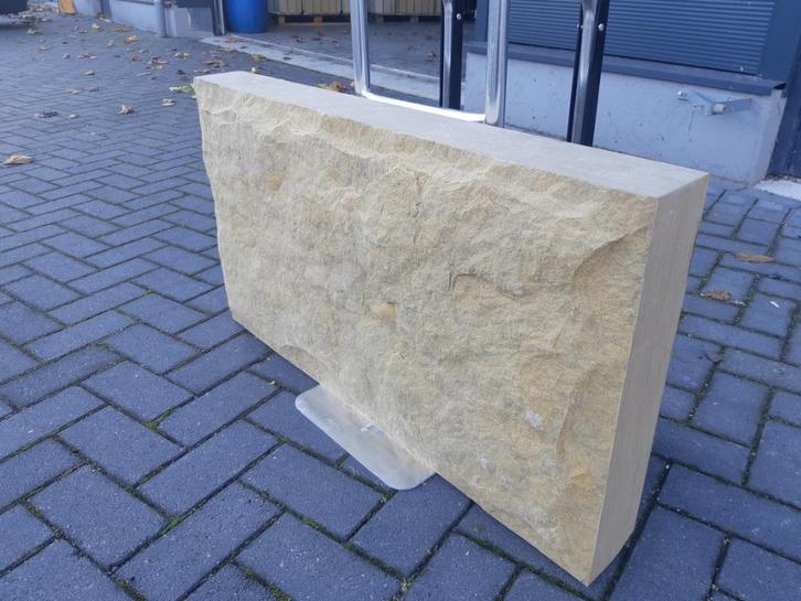 Te koop : zeer mooie Bentheimer zandsteen., Tuin en Terras, Grind, Keien en Split, Zo goed als nieuw, Zandsteen, Ophalen