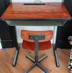 Vintage schooltafeltje. Bureau met stoel, Ophalen, Gebruikt, Tafel(s) en Stoel(en)
