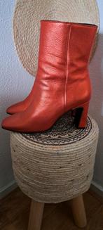 Leren Enkellaarsjes metallic Orange maat 42, Ophalen of Verzenden, Nieuw