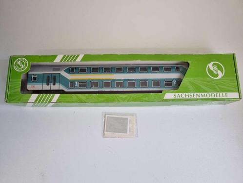 Sachsenmodelle 14469 - Dubbeldekker van de DB AG, Hobby en Vrije tijd, Modeltreinen | H0, Zo goed als nieuw, Wagon, Gelijkstroom