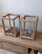 Lantaarn twee stuks, Ophalen, Zo goed als nieuw, Hout