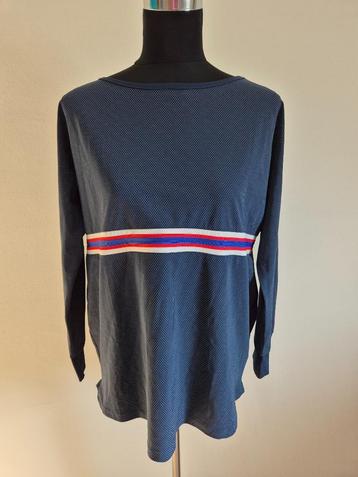 Top56 - Donkerblauwe polyamide Studio Anneloes top maat M beschikbaar voor biedingen